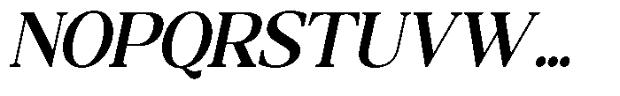 Qatarist SemiBold SemiCondensed Slant Font UPPERCASE