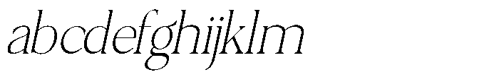 Qatarist Thin Condensed Slanted FONT