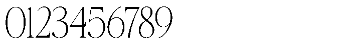 Qatarist Thin Condensed Font OTHER CHARS
