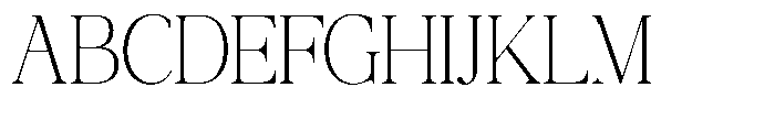 Qatarist Thin Condensed Font UPPERCASE