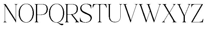 Qatarist Thin Condensed Font UPPERCASE