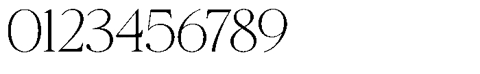Qatarist Thin Expanded Font OTHER CHARS