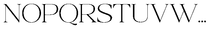 Qatarist Thin Expanded Font UPPERCASE