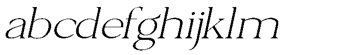 Qatarist Thin Extra Expanded Slanted FONT