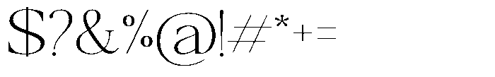 Qatarist Thin Extra Expanded Font OTHER CHARS