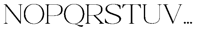 Qatarist Thin Extra Expanded Font UPPERCASE