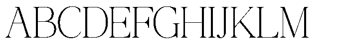 Qatarist Thin Semi Condensed Font UPPERCASE