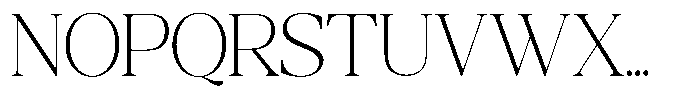 Qatarist Thin Semi Condensed Font UPPERCASE