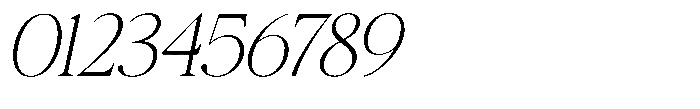 Qatarist Thin Semi Expanded Slanted Font OTHER CHARS