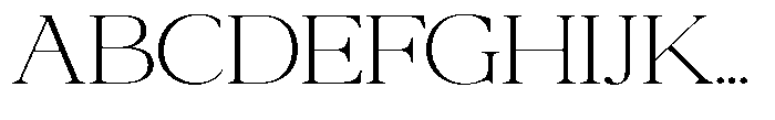 Qatarist Thin Ultra Expanded Font UPPERCASE