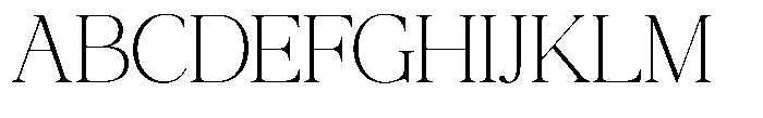 Qatarist Thin Font UPPERCASE