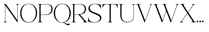 Qatarist Thin Font UPPERCASE