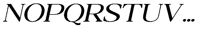 Qatarist Ultra Expanded Slanted Font UPPERCASE