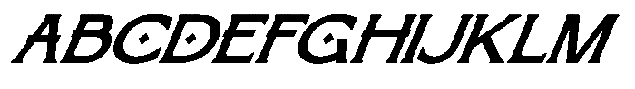 Qatteo Italic Font UPPERCASE