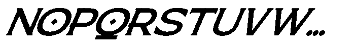 Qatteo Italic Font UPPERCASE
