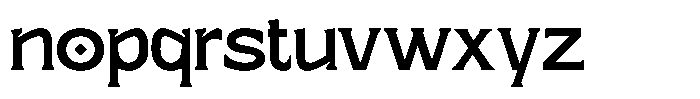 Qatteo Regular Font LOWERCASE