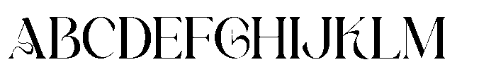 Qaveria Font UPPERCASE