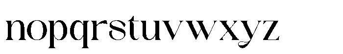 Qaveria Font LOWERCASE