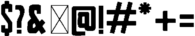 QB - Greasy Regular otf (400) Font OTHER CHARS