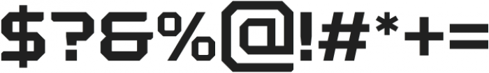 QB One SemiBold otf (600) Font OTHER CHARS
