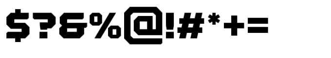 QB One Extra Bold Font OTHER CHARS