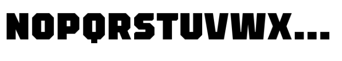 QB One Heavy Condensed Font LOWERCASE