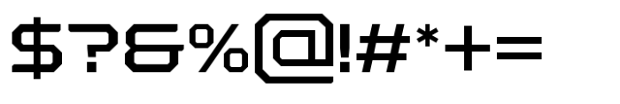 QB One Medium Expanded Font OTHER CHARS