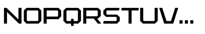 QB One Medium Expanded Font UPPERCASE