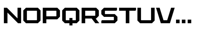 QB One Semi Bold Expanded Font UPPERCASE
