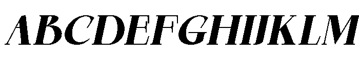Qelvora Black Italic Font UPPERCASE