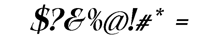 Qelvora Bold Italic Font OTHER CHARS