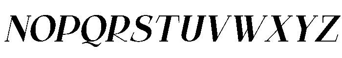 Qelvora Bold Italic Font UPPERCASE