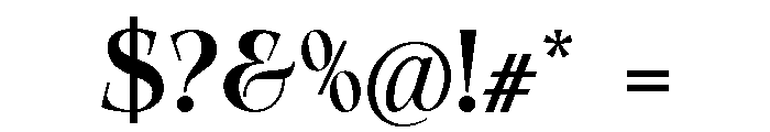 Qelvora Bold Font OTHER CHARS