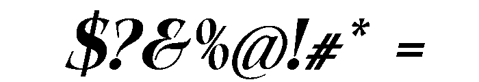 Qelvora Extra Bold Italic Font OTHER CHARS