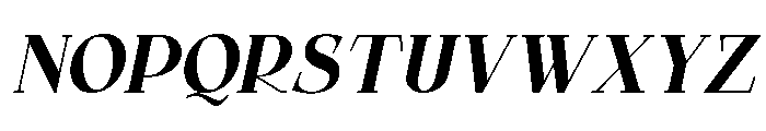 Qelvora Extra Bold Italic Font UPPERCASE