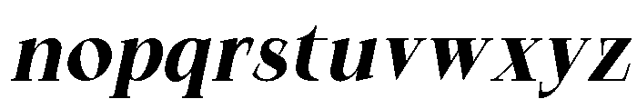 Qelvora Extra Bold Italic Font LOWERCASE