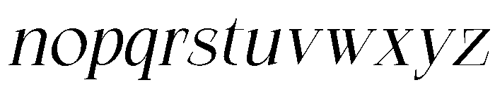 Qelvora Italic Font LOWERCASE