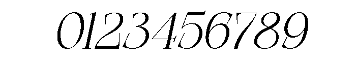 Qelvora Light Italic Font OTHER CHARS