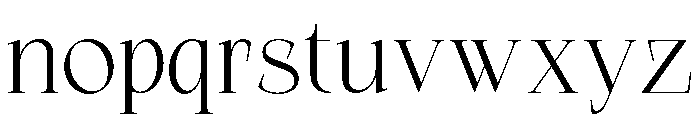 Qelvora Light Font LOWERCASE