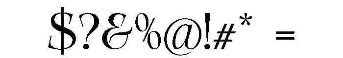 Qelvora Medium Font OTHER CHARS