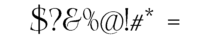 Qelvora Regular Font OTHER CHARS