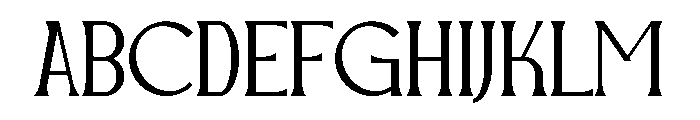 Qeogoos Font UPPERCASE