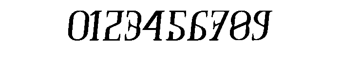 Qerdith Italic Regular Font OTHER CHARS