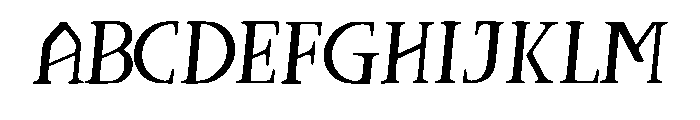 Qerdith Italic Regular Font UPPERCASE