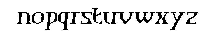 Qerdith Italic Regular Font LOWERCASE