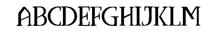 Qerdith Normal Regular Font UPPERCASE