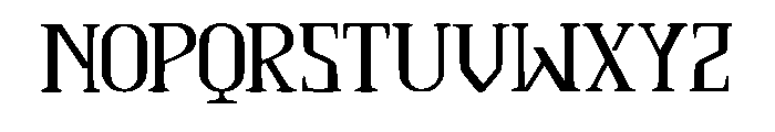 Qerdith Normal Regular Font UPPERCASE