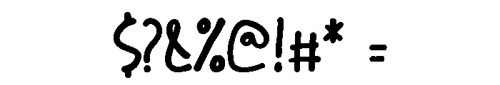 Qetela Joosy Font OTHER CHARS