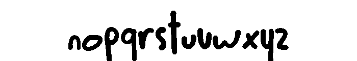 Qetela Joosy Font LOWERCASE