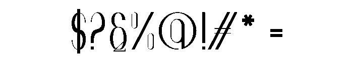Qezatex Font OTHER CHARS